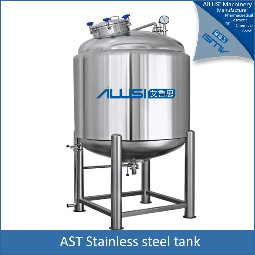Chemical Stainless Steel Liquid Tank Cosmetic Viscosity Cream Lotion/Gel/Paste Moveable Storage Tank Container